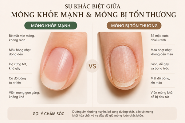 Chế độ ăn nhiều thực phẩm bổ dưỡng nuôi móng