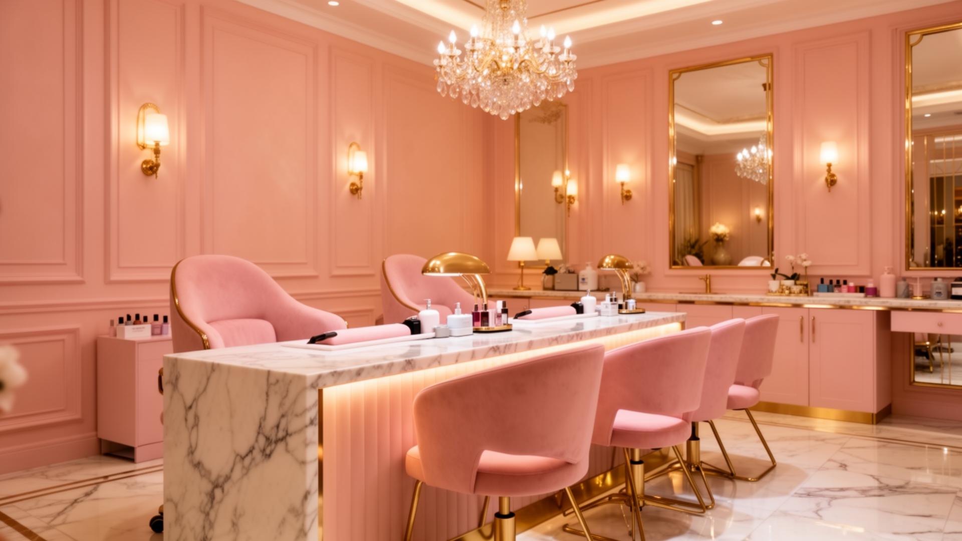 Không gian salon nail cao cấp DoanhNailArt